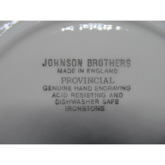 Johnson Brothers Provincial Scalloped Edge 9 3/4" Dinner Plates Set of 3 - Picture 5 of 7